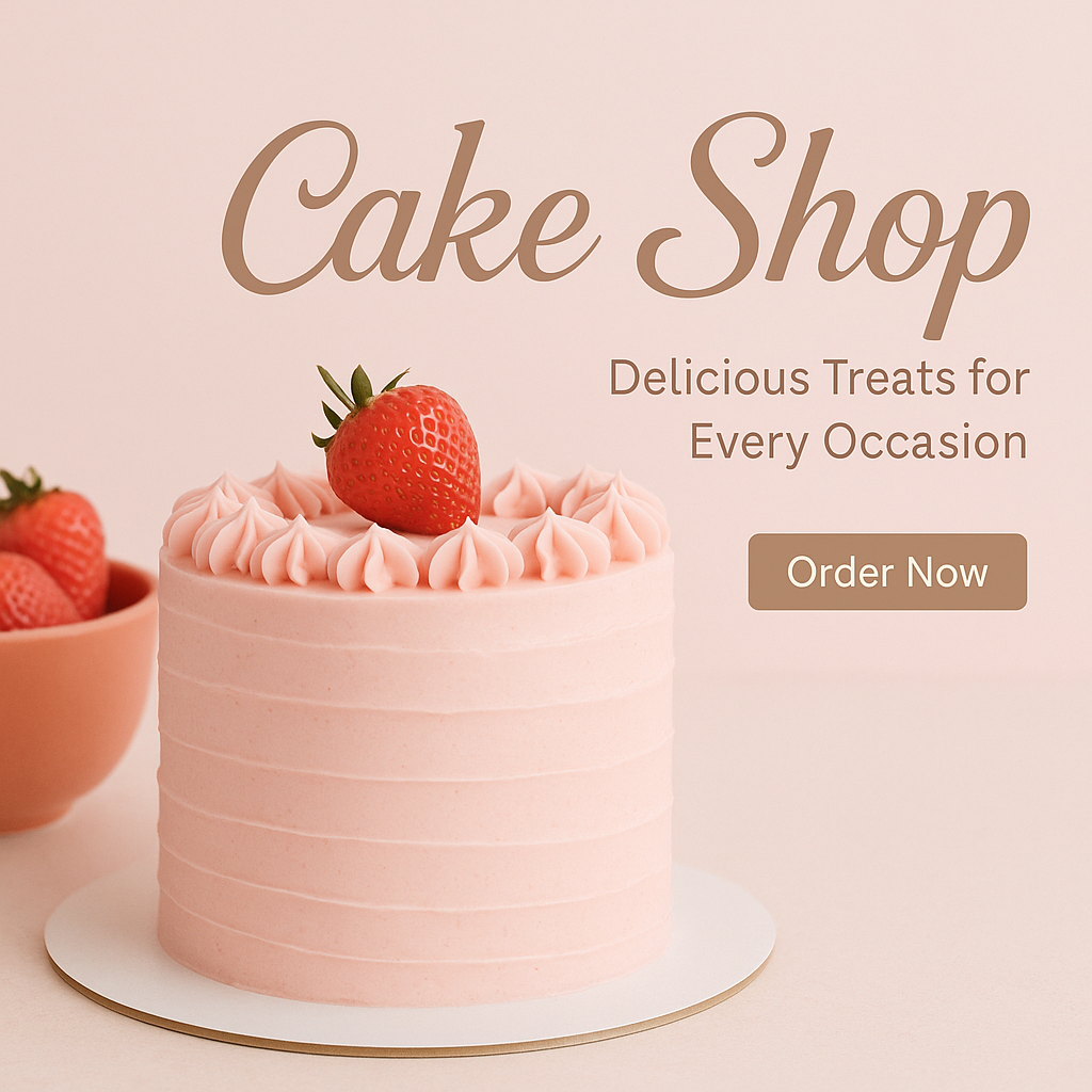 Pink Delights At Cake Shop